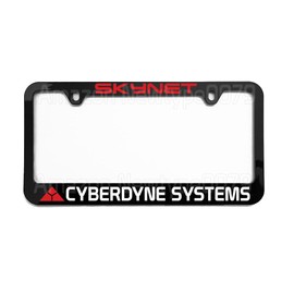 License Plate Frame, Cyberdyne Systems Skynet, Tag Cover, Car Frame, Auto Accessories, Cool Decoration, for USA & Canada License Plate Frame