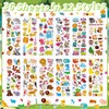 36 Sheets Animal Stickers for Kids - 900+ 3D Puffy