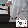 ホーザン(HOZAN) アース線 ワニグチクリップ付属 コード実効長:1.6m ホック径:7mmφ F-24