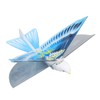 SUNGOOYUE Self-flying bird toy, electronic flying blue bird toy, LED