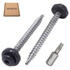 SKIR'CO Pack of 40 Metal Roofing Screws 4.8 x 60