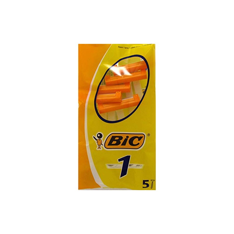 BIC Razors 5-Razors - Normal Skin Single Blade 12-Count