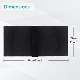 ABCCANOPY Photography Sandbag for Video Stand, Heavy Duty Weight Bags for Light Tripod, Camping Chair, 2 Packs (Black)