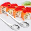 DACUAN Spherification Spoon, 2pcs Small Slotted Bar Spoon, Stainless Steel