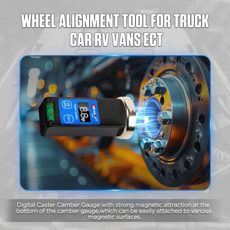 BELEY LCD Magnetic Wheel Alignment Tool for Car, Wheel Alignment