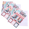 VILLFUL 16sheets Creative Planner Stickers for Scrapbooking Daily Use and