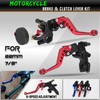 Motorcycle Brake Clutch Pump Lever with Hydraulic Master Cylinder Reservoir