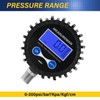 MEASUREMAN 2-1/2" Dial Size Digital Air Pressure Gauge with 1/4''