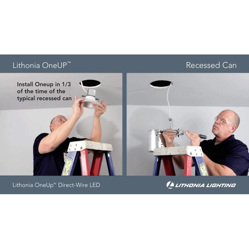 Lithonia Lighting Canless Kit 3" Baffle, Round, 3000 K, 90