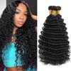 Real Hair Wefts for Sewing Invisible, Water Wave Bundles, Remy