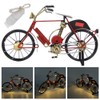 Red Mini Modern Bicycle Model Artwork Home Shop Decoration Ornament