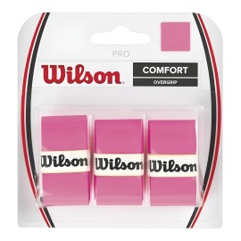 Overgrip Wilson Pro Comfort Rosa – Pack 3 piezas