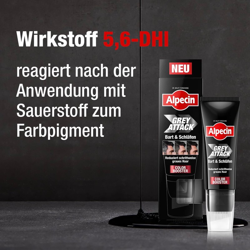 Alpecin Grey Attack Beard & Temples Color Booster 50 ml
