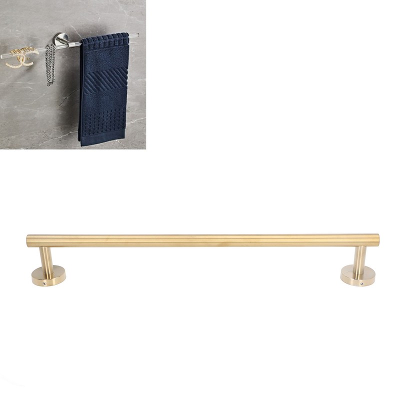 Towel Bar Wall Mounted Stainless Steel Multifunctional Rust Proof High