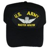 U.S. Army Master Aviator W/Wings HAT - Black - Veteran