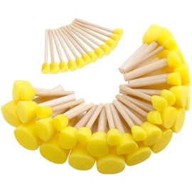 24-Pieces Paint sponges for Kids - Assorted Size Round Sponge Brushes for Painting - Foam Brushes for Painting - Paint Tools for Kids