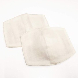 ナースリーオリジナル 洗える肌側シルク100% インナーマスク 2枚入り お肌にやさしい 肌荒れ防止 口あて布 フィルタ 9001277A