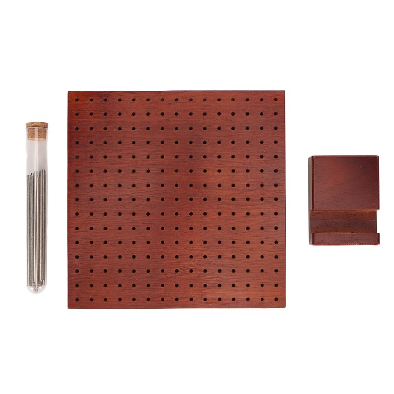 Crochet Blocking Board Wooden Handcrafted Knitting Blocking Mat for Knitting