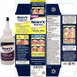 EXP 12/2027 NonyX Nail Gel 4oz Fungal Clarifying Xenna free ship'g ea. add'l USA