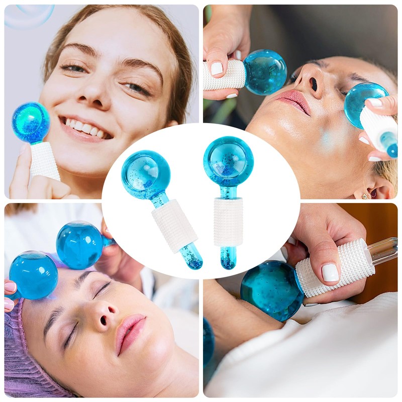 Facial Ice Globes, Ice Roller Face Facial Roller Massagers, Cooling