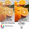MISDOOD PAR30 Short Neck Halogen Flood Light Bulbs, 120V 50W