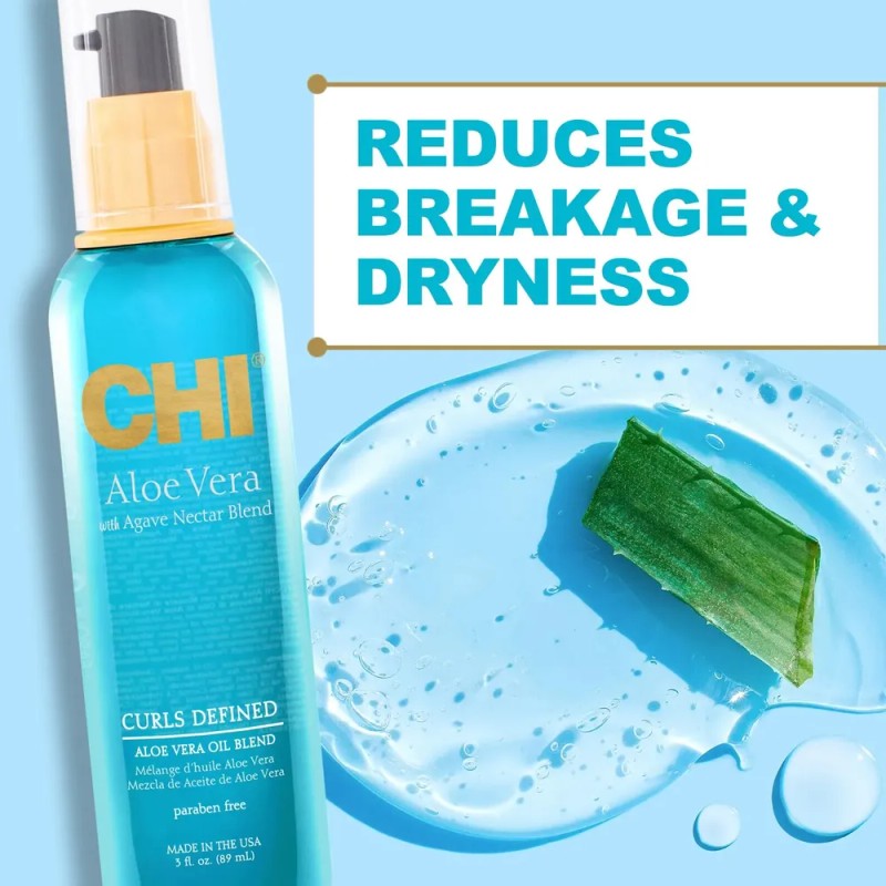 Aceite Capilar Con Chi Aloe Vera Que Añade Fuerza, Brillo