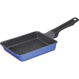 Wahei Freiz RB-3270 Lightweight Egg Pan 5.1 x 7.1 inches (13 x 18 cm), Blue, Blue, Bento Box, Egg Grilled, Gas Fire, PFOA Free, Ultra Light