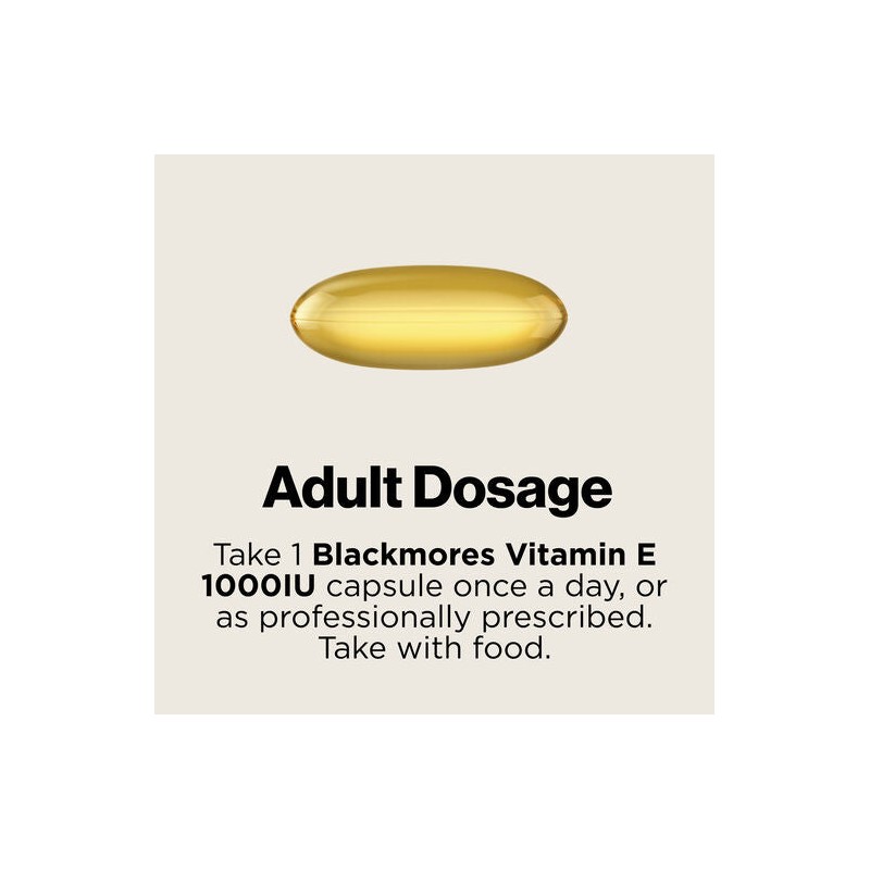 Blackmores Vitamin E 1000IU 100 Capsules