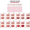Sitovely High Pigmented Creamy Lip Liner Set, 12 Colors Matte