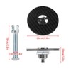 Quick Release, KIMISS 2Pcs Universal Carbon Style Bonnet Cover Lock