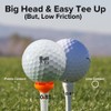 BIRDIE79 Big Easy Golf Tees with Magnetic Tee Keeper, Adjustable
