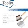 Toolty Stainless Steel Lining, Plastering Trowel - Internal Corner Trowel
