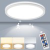 LEZOE 18W Motion Sensor LED Ceiling Light Wired, 1800lm 8.7Inch