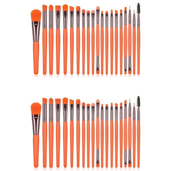 Pinselset makeup set 40 Stück Qualitätsborsten Schminkpinsel mit Concealer Lidschattenpinsel
