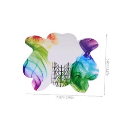 minkissy Practical Nail Form Guide Stickers Roll Nail Extension Forms Manicure Guide Stickers for Extension