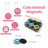 54PCS Animal Magnets for Refrigerator Decorative Fridge Lockers Magnets Cute