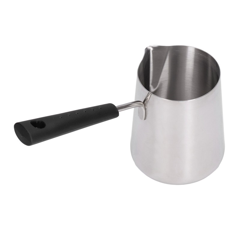 Turkish Coffee Pot 600ml Stainless Steel Glossy Surface High Temperature