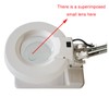 INTBUYING 110V 20X Table Magnifier Lamp Amplification LED Daylight Bright