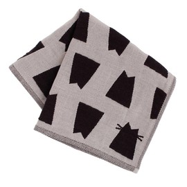 Blooming Atsuko Matano 181007-0008-01 Large Triple Gauze Handkerchief, Cat (Beige/100% Cotton), Gauze Handkerchief, Imabari Gift, Gift, beige