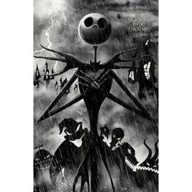 Tainsi ASHER Gift nightmare before christmas jack skellington poster - Matte poster Frameless Gift 11 x 17 inch(28cm x 43cm)-LS-248