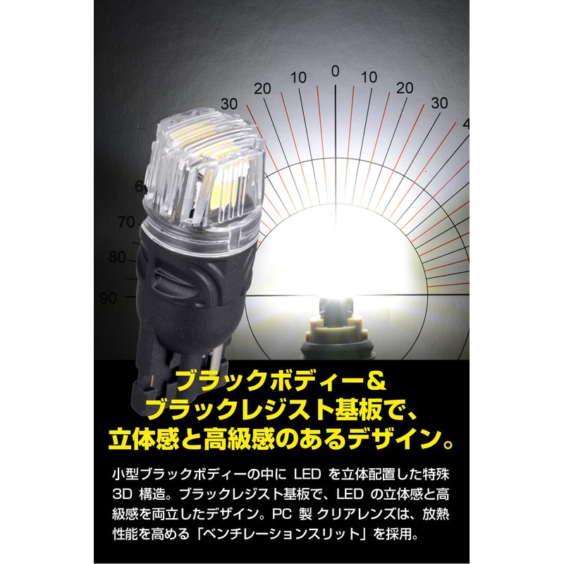 M's Basic by IPF Position Lamp AMZ-PL009 LED Car T10