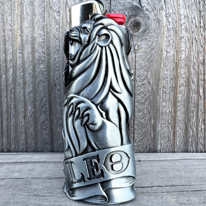 Metal Case Fits BIC, Covers Standard Full Size J6 Lighter.