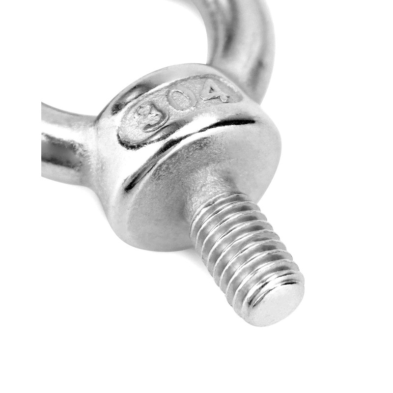 QWORK 10 Pack Stainless Steel M10 x 18mm Shoulder Lifting