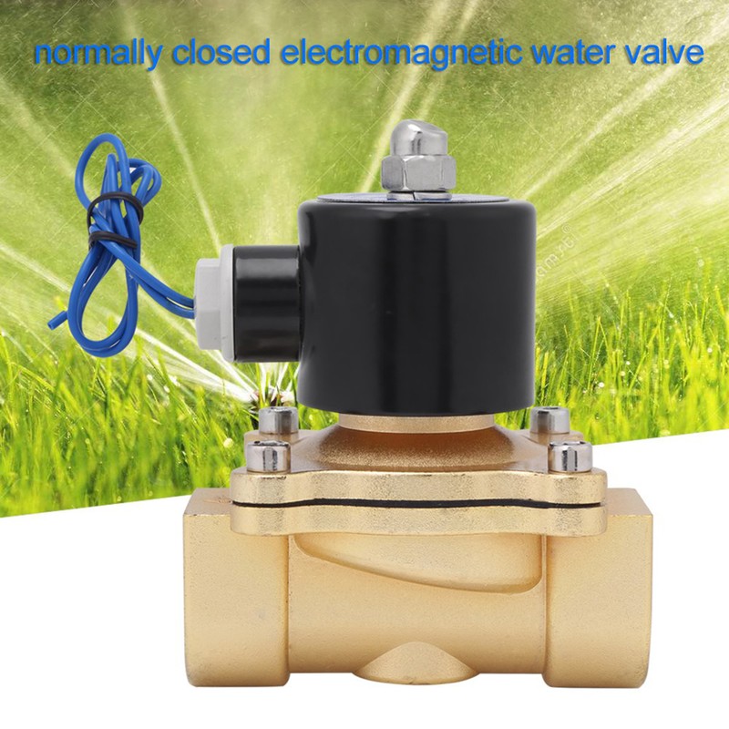 DC12V R1 DN25 Normal Closed Zinc Alloy Electric Magnetic Solenoid