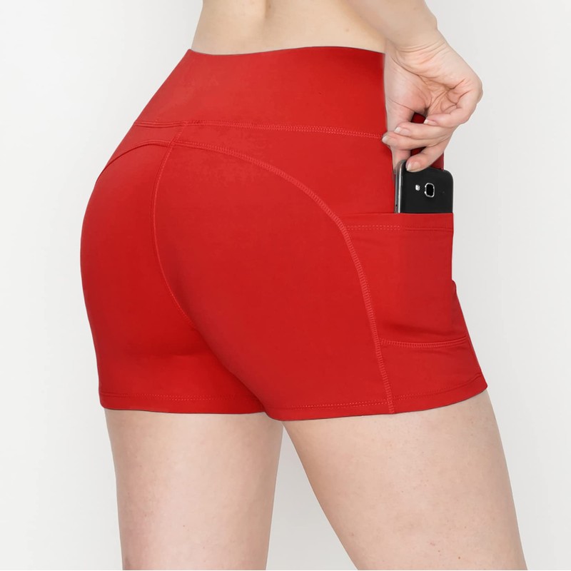 ALWAYS Pantalones cortos de yoga para mujer, de 3 pulgadas,