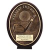 SHOP AWARDS AND GIFTS Customizable 5-1/2 Inch Antique Gold Finish
