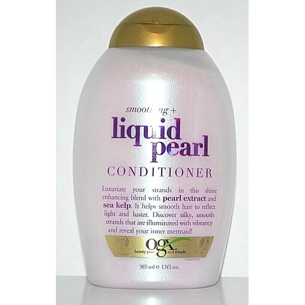 OGX Smoothing Liquid Pearl Conditioner & OGX Sake Essence Shampoo,