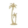 Deco 79 Polyresin Tree Decorative Sculpture Palm Home Decor Statue,