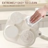 JUSTUP 4-Cup Egg Pan Nonstick，Healthy Titanium Ceramic Breakfast Frying Pan，Compatible