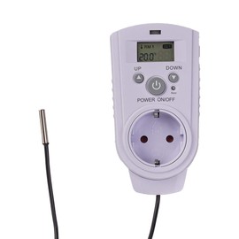 edi-tronic Universal Thermostat LCD Display Digital Temperature Switch Heating Cooling Climate